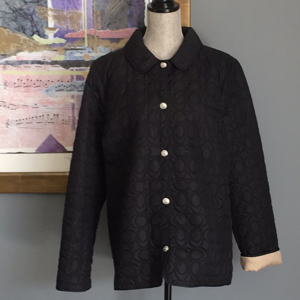 Coach Lined Quilted Jacket